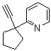 2-(1-Ethynylcyclopentyl)pyridine molecular structure (CAS 1211596-03-0)