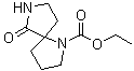 6-Oxo-1,7-diazaspiro[4.4]nonane-1-carboxylic acid ethyl ester molecular structure (CAS 1211596-16-5)
