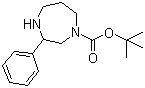 结构式 CAS# 1211596-44-9, 3-苯基-[1,4]二氮杂环庚烷-1-甲酸叔丁酯