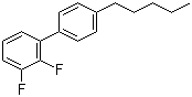 structure of CAS# 121219-17-8, 2,3-Difluoro-4'-pentylbiphenyl;2,3-Difluoro-4'-pentyl-1,1'-biphenyl