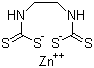 structure of CAS# 12122-67-7, Zineb;Zinc-ethylenebis(dithiocarbamate); 1,2-Ethanediylbiscarbamodithioic acid zinc complex