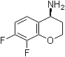 structure of CAS# 1213161-36-4, (4S)-7,8-Difluoro-3,4-dihydro-2H-1-benzopyran-4-amine