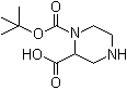 结构式 CAS# 1214196-85-6, 1,2-哌嗪二甲酸 1-叔丁酯