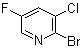 结构式 CAS# 1214326-94-9, 2-溴-3-氯-5-氟吡啶