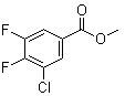 structure of CAS# 1214344-87-2, 3-Chloro-4,5-difluorobenzoic acid methyl ester