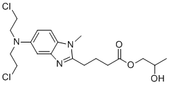 Bendamustine Propylene Glycol Ester 1 molecular structure (CAS 1219709-88-2)
