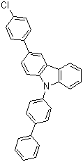 structure of CAS# 1219821-48-3, 9-[1,1'-Biphenyl]-4-yl-3-(4-chlorophenyl)-9H-carbazole