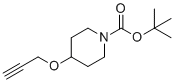 结构式 CAS# 1219827-56-1, 1,1-二甲基乙基-4-(2-丙炔-1-基氧基)-1-哌啶羧酸酯