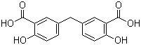 5,5'-亚甲基二水杨酸分子结构 (CAS 122-25-8)