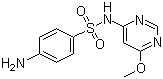 Sulfamonomethoxine molecular structure (CAS 1220-83-3)