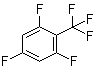 structure of CAS# 122030-04-0, 1,3,5-Trifluoro-2-(trifluoromethyl)benzene;2,4,6-Trifluoro-1-(trifluoromethyl)benzene; 2,4,6-Trifluorobenzo trifluoride