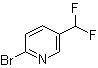 structure of CAS# 1221272-81-6, 2-Bromo-5-difluoromethylpyridine;2-Bromo-5-(difluoromethyl)pyridine