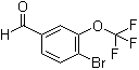 structure of CAS# 1221716-04-6, 4-Bromo-3-(trifluoromethoxy)benzaldehyde