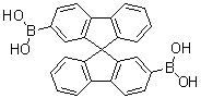 structure of CAS# 1222007-94-4, 9,9'-Spirobi[9H-fluorene]-2,2'-diylbis[boronic acid]