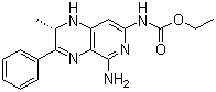 structure of CAS# 122332-18-7, Mivobulin;Ethyl N-[(9S)-5-amino-9-methyl-8-phenyl-4,7,10-triazabicyclo[4.4.0] deca-1,3,5,7-tetraen-3-yl]carbamate