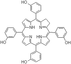 Temoporfin molecular structure (CAS 122341-38-2)
