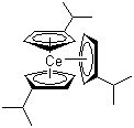 structure of CAS# 122528-16-9, Tris(isopropylcyclopentadienyl)cerium