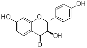 结构式 CAS# 1226-22-8, (2R-反式)-3,4',7-三羟基黄烷酮