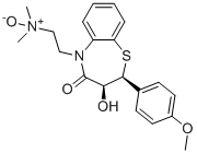 structure of CAS# 122619-90-3, Deacetyl Diltiazem N-Oxide;2-[(2S,3S)-3-hydroxy-2-(4-methoxyphenyl)-4-oxo-2,3-dihydro-1,5-benzothiazepin-5-yl]-N,N-dimethylethanamine oxide