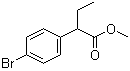 structure of CAS# 1226228-17-6, 4-Bromo-alpha-ethylbenzeneacetic acid methyl ester