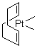 structure of CAS# 12266-92-1, (1,5-Cyclooctadiene)dimethylplatinum(II)