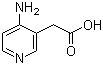 结构式 CAS# 1227570-90-2, 4-氨基-3-吡啶乙酸