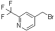 structure of CAS# 1227585-56-9, 4-(Bromomethyl)-2-(trifluoromethyl)pyridine;4-Bromomethyl-2-trifluoromethylpyridine