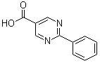 structure of CAS# 122773-97-1, 2-Phenyl-5-pyrimidinecarboxylic acid;2-Phenyl-pyrimidine-5-carboxylic acid; 2-Phenylpyrimidine-5-carboxylic acid