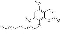 8-Geranyloxy-5,7-dimethoxycoumarin molecular structure (CAS 1228175-65-2)