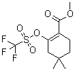 Methyl 4,4-dimethyl-2-[(trifluoromethylsulfonyl)oxy]cyclohex-1-ene-1-carboxylate molecular structure (CAS 1228780-46-8)