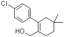 结构式 CAS# 1228780-51-5, [2-(4-氯苯基)-4,4-二甲基环己-1-烯基]甲醇