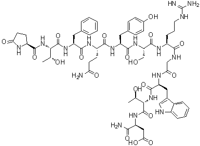 Corazonin (Neobellieria bullata) molecular structure (CAS 122929-08-2)