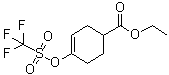 4-((Trifluoromethanesulfonyl)oxy)-3-cyclohexene-1-carboxylic acid ethyl ester molecular structure (CAS 122948-57-6)