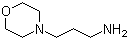 structure of CAS# 123-00-2, N-(3-Aminopropyl)morpholine;3-Morpholinopropylamine