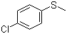structure of CAS# 123-09-1, 4-Chlorothioanisole;4-Chlorophenyl methyl sulfide; 1-Chloro-4-(methylthio)benzene