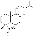 (+)-Dehydroabietic acid molecular structure (CAS 1231-75-0)
