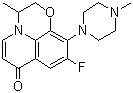 脱羧氧氟沙星分子结构 (CAS 123155-82-8)