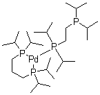 Bis[1,3-bis(diisopropylphosphino)propane]palladium molecular structure (CAS 123333-45-9)