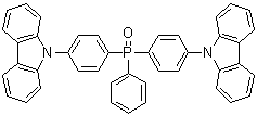 structure of CAS# 1233407-28-7, Bis[4-(9'-carbazolyl)phenyl]phenylphosphine oxide;4,4'-Bis(N-carbazolyl)triphenylphosphine oxide; BCPO
