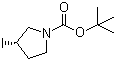 structure of CAS# 1234576-81-8, (3S)-3-Iodo-1-pyrrolidinecarboxylic acid tert-butyl ester