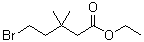 结构式 CAS# 123469-83-0, 5-溴-3,3-二甲基戊酸乙酯