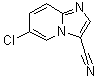6-Chloroimidazo[1,2-a]pyridine-3-carbonitrile molecular structure (CAS 123531-24-8)