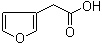 structure of CAS# 123617-80-1, 3-Furanacetic acid;Furan-3-ylacetic acid