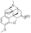 Oxycodone Hydrochloride molecular structure (CAS 124-90-3)