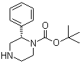 structure of CAS# 1240583-48-5, (S)-1-Boc-2-phenylpiperazine