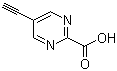 structure of CAS# 1240606-56-7, 5-Ethynyl-2-pyrimidinecarboxylic acid