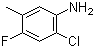 2-Chloro-4-fluoro-5-methylaniline molecular structure (CAS 124185-35-9)