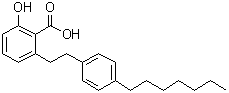 2-[2-(4-Heptylphenyl)ethyl]-6-hydroxybenzoic acid molecular structure (CAS 1243583-85-8)