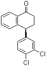 structure of CAS# 124379-29-9, 4-(3,4-Dichloro-phenyl)-3,4-dihydro-2H-naphthalen-1-one