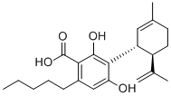 Cannabidiolic acid molecular structure (CAS 1244-58-2)